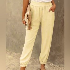 Sunny Leigh Beige Joggers